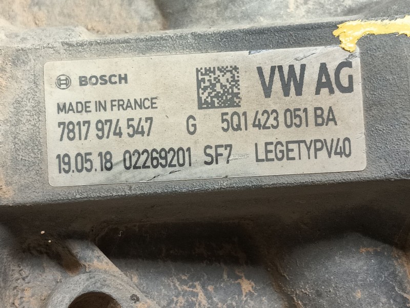 Recambio de cremallera direccion para seat leon (5f1) 1.4 tsi referencia OEM IAM 5Q1423055M  