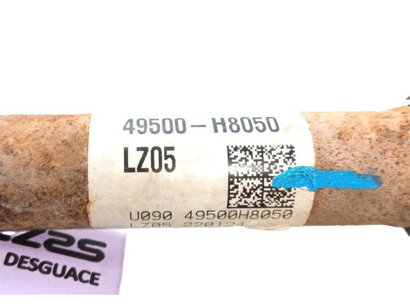 Recambio de transmision delantera izquierda para kia stonic (yb) 1.2 cvvt referencia OEM IAM 49500H8050  