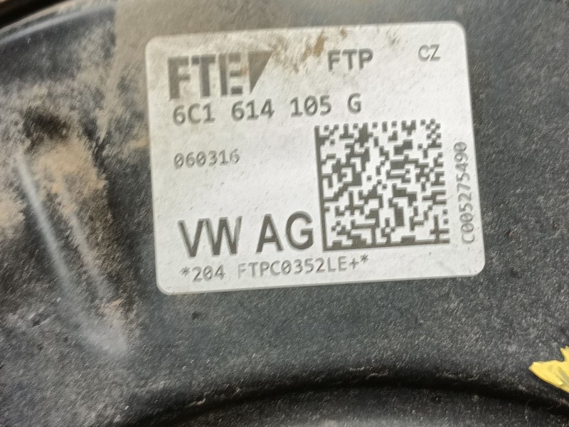 Recambio de servofreno para skoda rapid spaceback (nh1) 1.6 tdi referencia OEM IAM  6C1614105G 