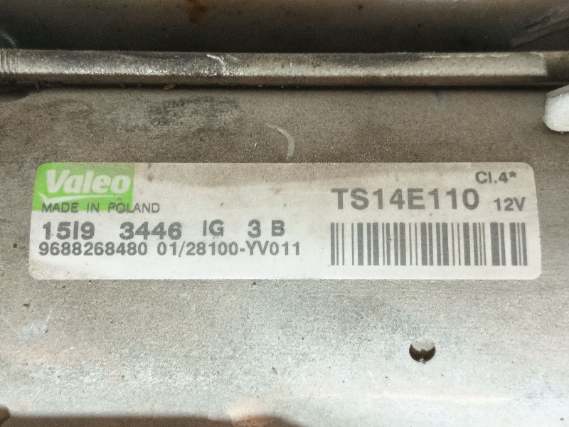 Recambio de motor arranque para citroën c3 picasso (sh_) 1.6 hdi referencia OEM IAM 5802FP / 5802AZ / 5802FG  