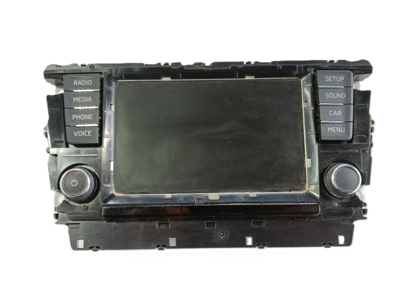 Recambio de sistema audio / radio cd para skoda rapid spaceback (nh1) 1.6 tdi referencia OEM IAM  5JA919604B 