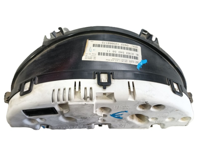 Recambio de cuadro instrumentos para mercedes-benz clase m (w163) ml 400 cdi (163.128) referencia OEM IAM 16368012878507  