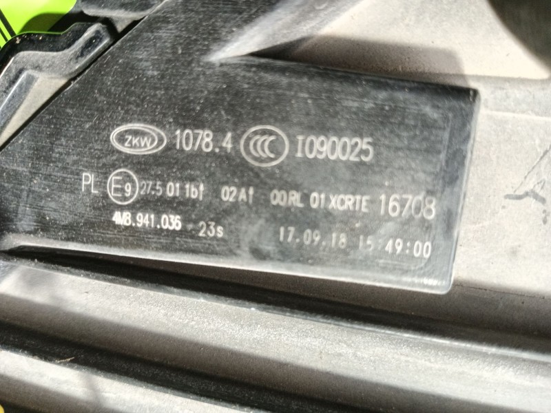 Recambio de faro derecho para audi q8 (4mn, 4mt) 50 tdi mild hybrid quattro referencia OEM IAM 4M8941784  