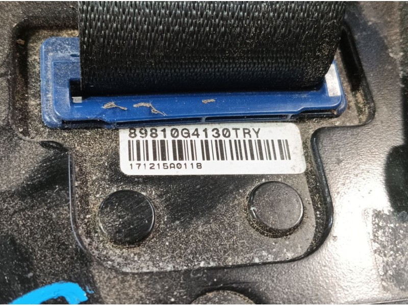 Recambio de cinturon seguridad trasero izquierdo para hyundai i30 (pde, pd, pden) 1.0 t-gdi referencia OEM IAM 89810G4000TRY  