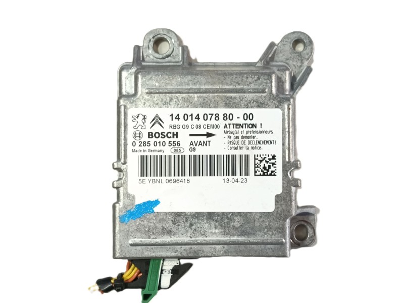 Recambio de centralita airbag para citroën jumpy ii furgoneta 1.6 hdi 90 16v referencia OEM IAM   