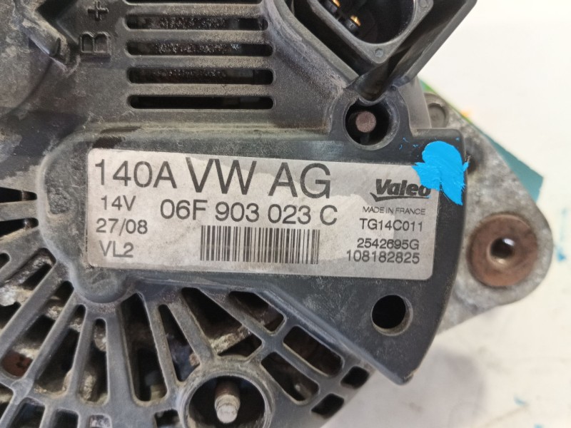 Recambio de alternador para volkswagen touran (1t1, 1t2) 1.9 tdi referencia OEM IAM 06F903023E / 06F903023EX  