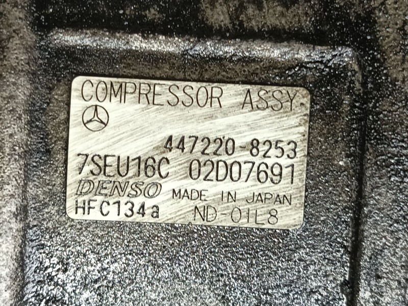 Recambio de compresor aire acondicionado para mercedes-benz clase m (w163) ml 400 cdi (163.128) referencia OEM IAM 0012302711  