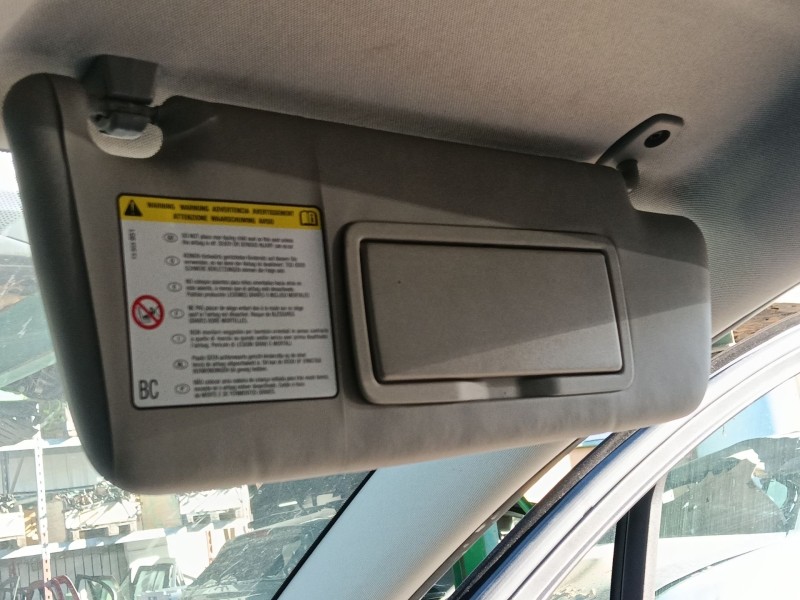 Recambio de parasol derecho para opel meriva b monospace (s10) 1.7 cdti (75) referencia OEM IAM 13495541  