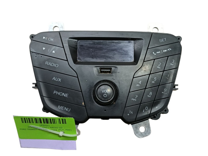 Recambio de sistema audio / radio cd para ford transit v363 furgoneta (fcd, fdd) 2.0 ecoblue referencia OEM IAM   