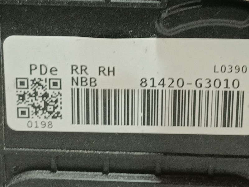 Recambio de cerradura puerta trasera derecha para hyundai i30 (pde, pd, pden) 1.0 t-gdi referencia OEM IAM 81420G3010  