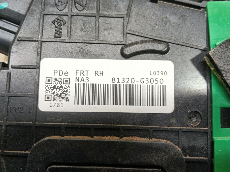 Recambio de cerradura puerta delantera derecha para hyundai i30 (pde, pd, pden) 1.0 t-gdi referencia OEM IAM 81320G3020  