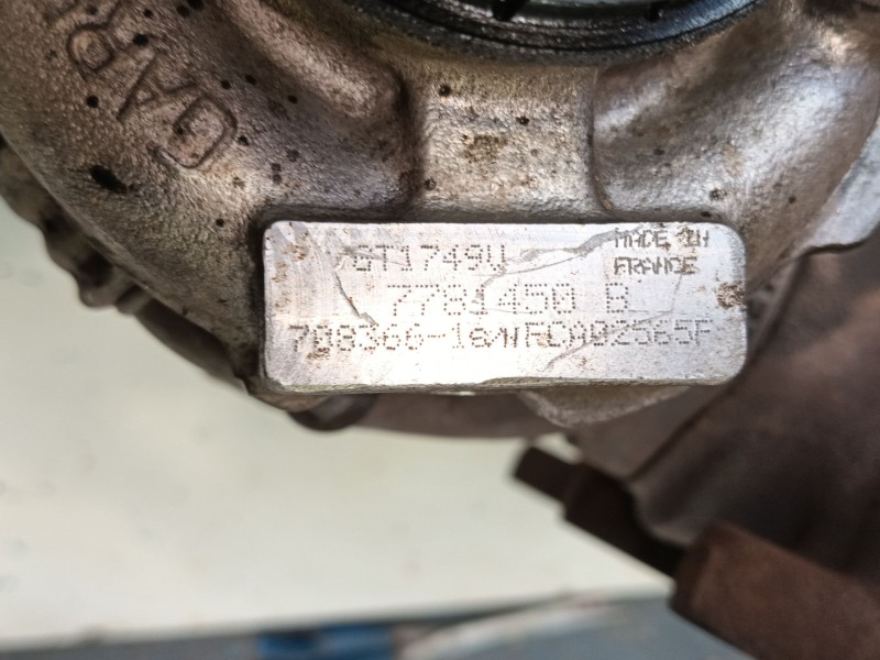 Recambio de turbocompresor para land rover freelander i (l314) 2.0 td4 4x4 referencia OEM IAM LR006108  