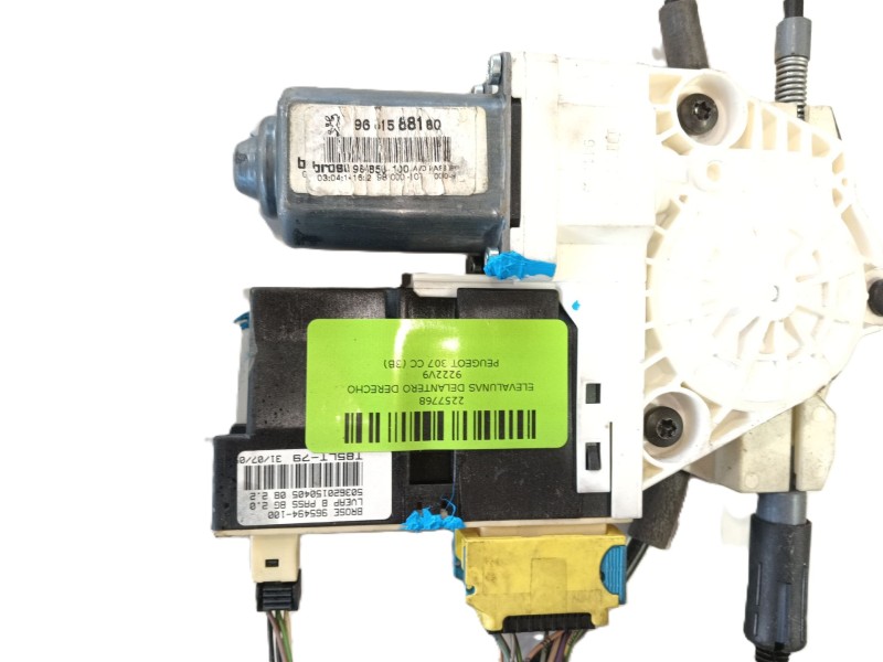 Recambio de elevalunas delantero derecho para peugeot 307 cc (3b) 1.6 16v referencia OEM IAM 9222V9  