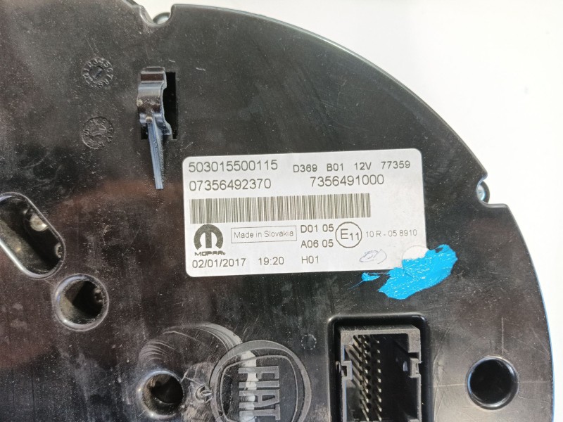 Recambio de cuadro instrumentos para fiat 500 (312_) 1.2 (312axa1a) referencia OEM IAM   