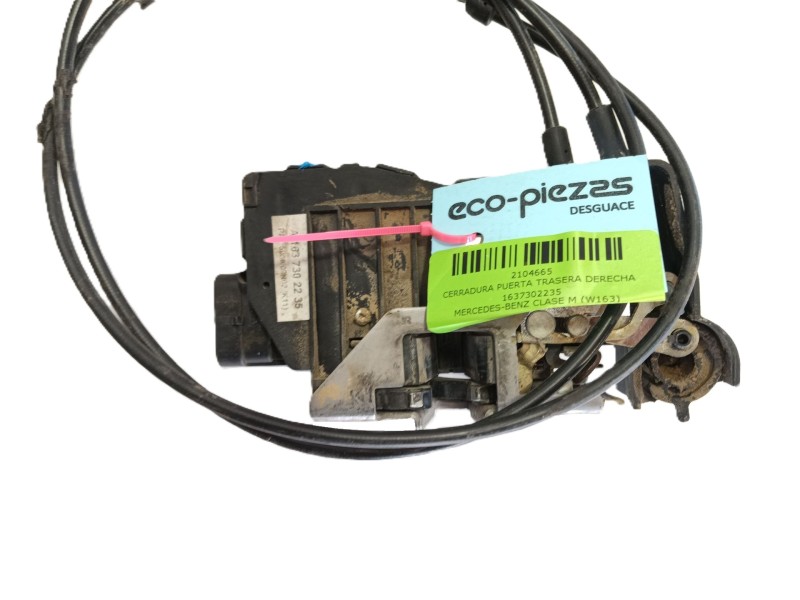 Recambio de cerradura puerta trasera derecha para mercedes-benz clase m (w163) ml 400 cdi (163.128) referencia OEM IAM 163730223