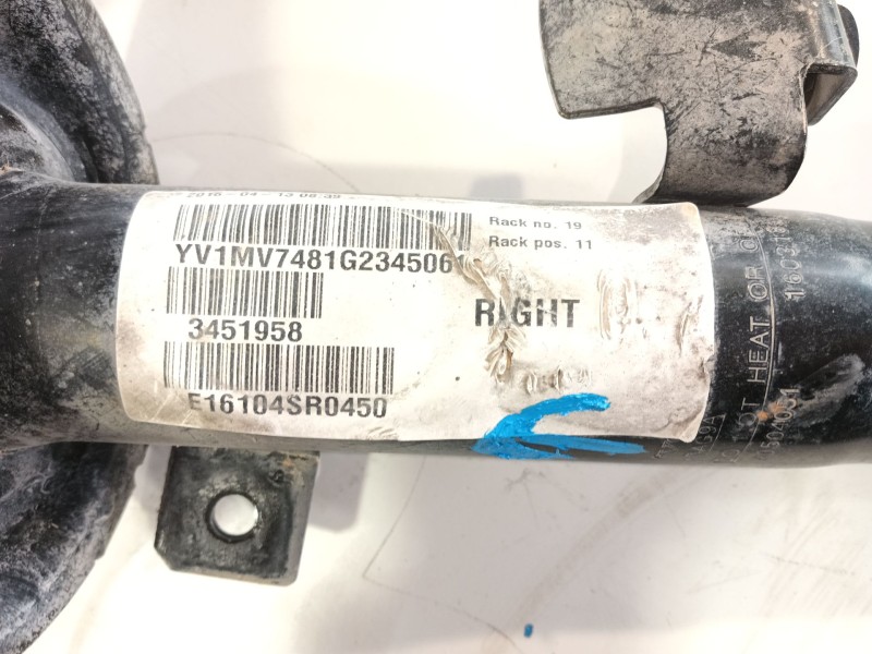 Recambio de amortiguador delantero derecho para volvo v40 hatchback (525) d2 referencia OEM IAM   