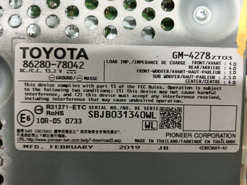 Recambio de modulo electronico para lexus nx (_z1_) 300h awd (ayz15) referencia OEM IAM   