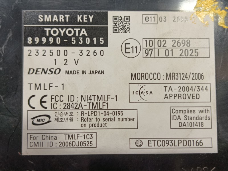 Recambio de modulo electronico para lexus is ii (_e2_) 220d (ale20) referencia OEM IAM   