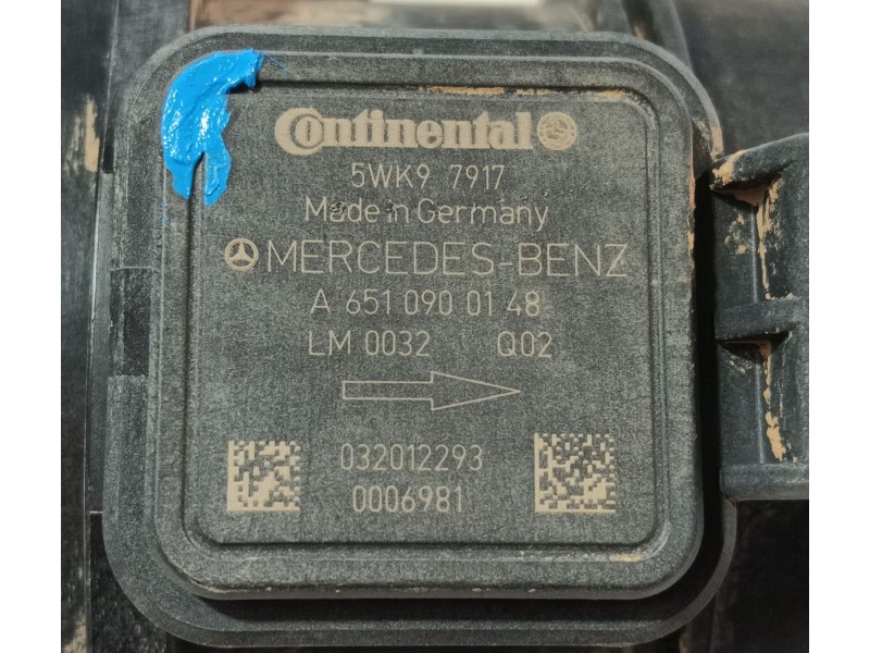 Recambio de caudalimetro para mercedes-benz sprinter 3,5-t caja/chasis (b906) 313 cdi (906.131, 906.133, 906.135, 906.231, 906.2