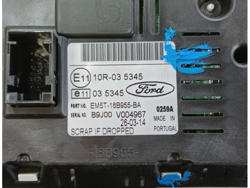 Recambio de pantalla multifuncion para ford focus iii sedán 1.0 ecoboost referencia OEM IAM   