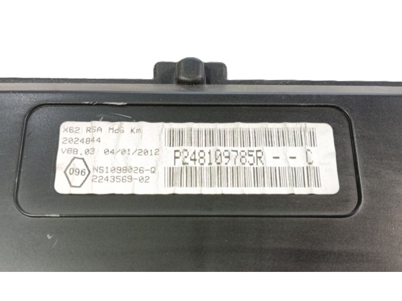 Recambio de cuadro instrumentos para renault master iii autobús (jv) 2.3 dci 125 fwd (jv0c, jv0d, jv0h, jv0g, jv0j) referencia O