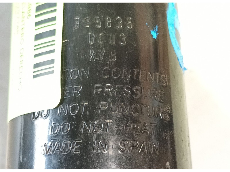 Recambio de amortiguador delantero derecho para renault master iii autobús (jv) 2.3 dci 125 fwd (jv0c, jv0d, jv0h, jv0g, jv0j) r