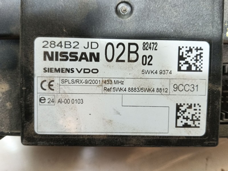 Recambio de modulo electronico para nissan qashqai i (j10, nj10) 1.6 referencia OEM IAM   
