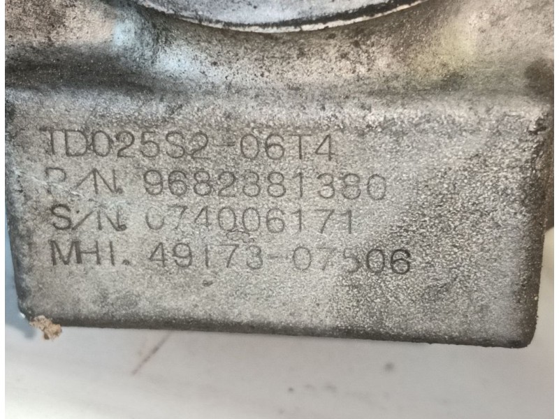 Recambio de turbocompresor para citroën jumpy ii furgoneta 1.6 hdi 90 16v referencia OEM IAM 0375Q2 / 0375Q3  