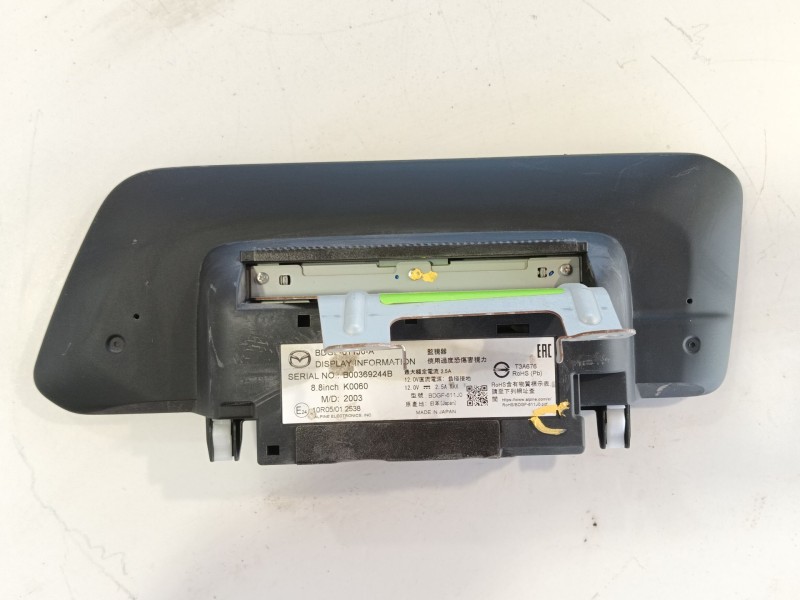 Recambio de pantalla multifuncion para mazda 3 hatchback (bp) 2.0 skyactiv-g m hybrid referencia OEM IAM   