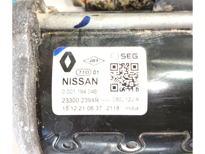 Recambio de motor arranque para renault captur ii (hf_) tce 140 (hfn0) referencia OEM IAM VERE8501 / 233002394R  