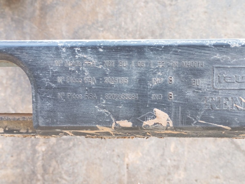 Recambio de refuerzo paragolpes trasero para renault kangoo / grand kangoo ii (kw0/1_) 1.5 dci 110 (kw0c, kw0h) referencia OEM I