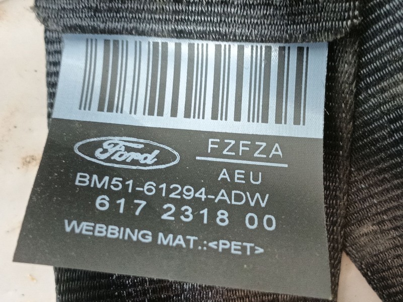 Recambio de cinturon seguridad delantero derecho para ford focus iii sedán 1.0 ecoboost referencia OEM IAM 1843314 / 1839761  