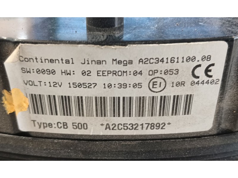 Recambio de cuadro instrumentos para mega e-worker electric referencia OEM IAM   