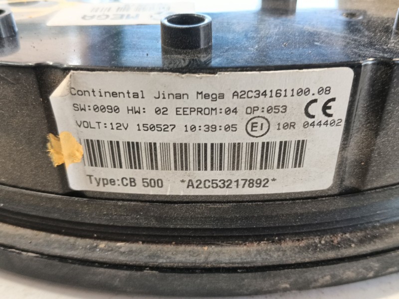 Recambio de cuadro instrumentos para mega e-worker electric referencia OEM IAM   