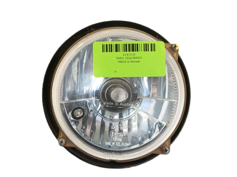 Recambio de faro izquierdo para mega e-worker electric referencia OEM IAM   