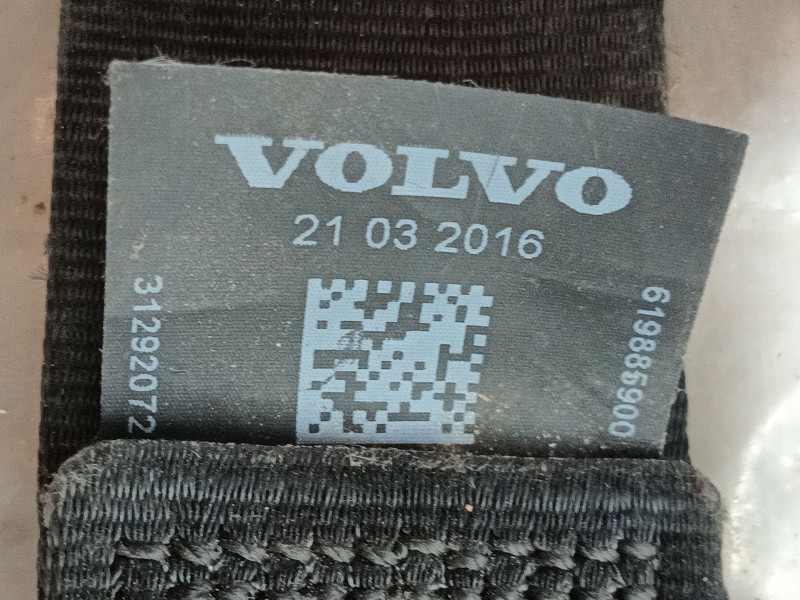 Recambio de cinturon seguridad trasero derecho para volvo v40 hatchback (525) d2 referencia OEM IAM   
