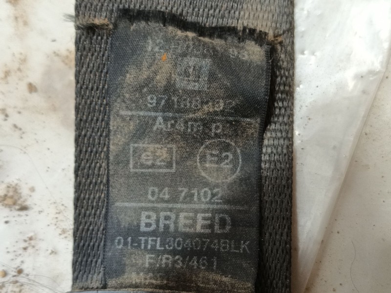 Recambio de cinturon seguridad delantero derecho para opel frontera b (u99) 2.2 i (6b_zc, 6b_vf, 6b_66, 6b_76) referencia OEM IA