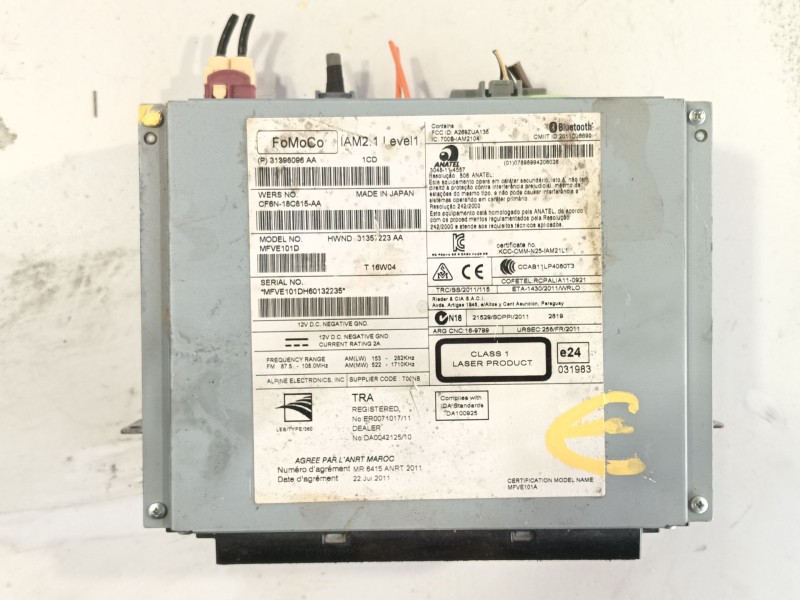 Recambio de sistema audio / radio cd para volvo v40 hatchback (525) d2 referencia OEM IAM   