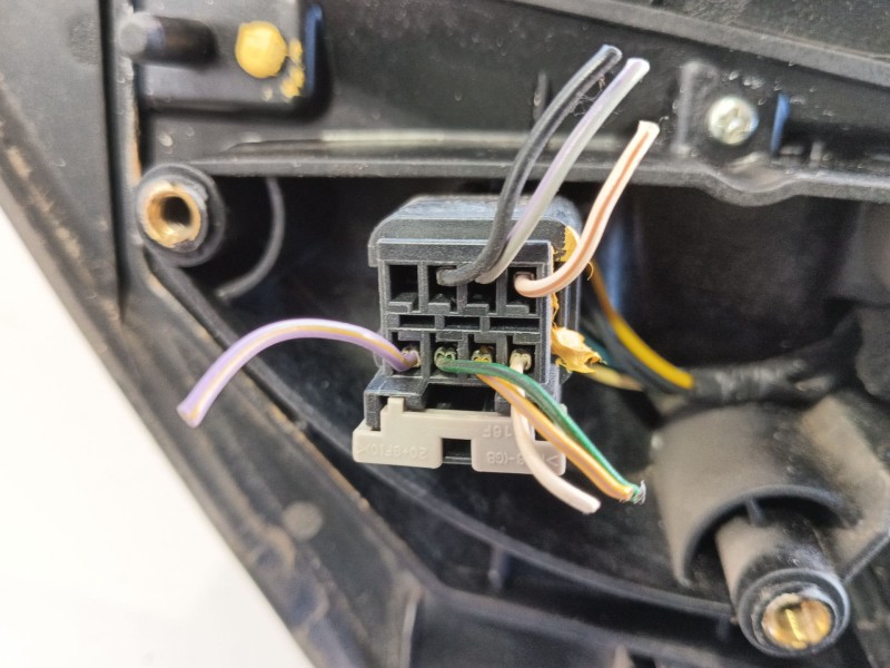 Recambio de retrovisor derecho para chevrolet aveo / kalos hatchback (t250, t255) 1.4 referencia OEM IAM   