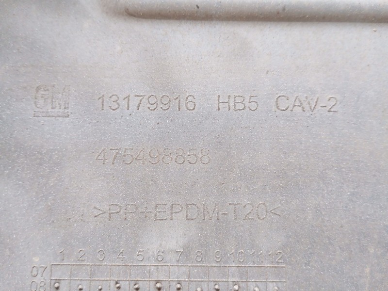 Recambio de paragolpes trasero para opel corsa d (s07) 1.4 (l08, l68) referencia OEM IAM 13179916  