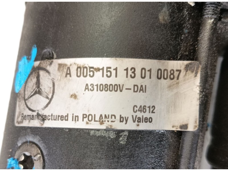 Recambio de motor arranque para mercedes-benz sprinter 3-t furgoneta (b903) 313 cdi (903.663, 903.662, 903.661) referencia OEM I