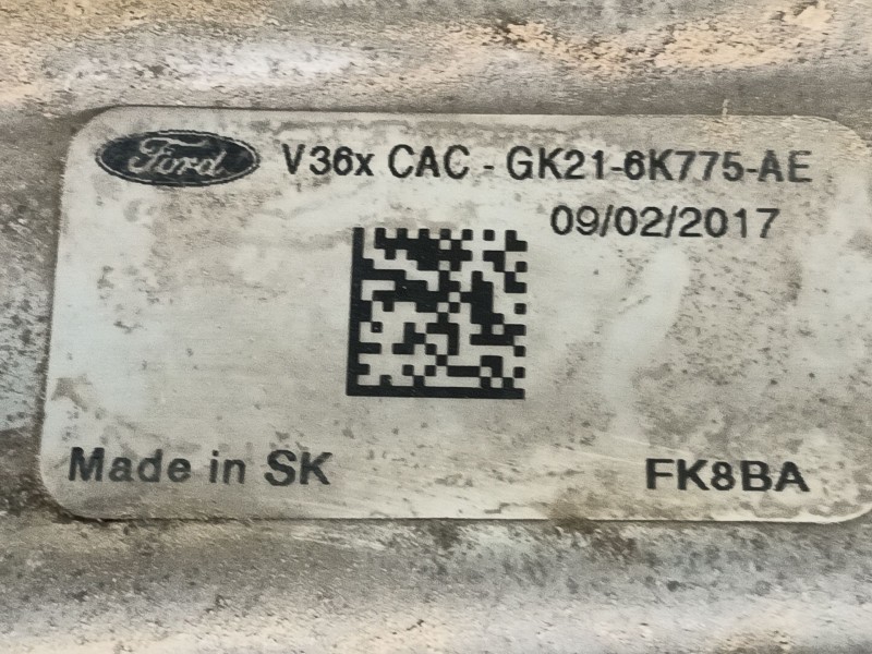 Recambio de intercooler para ford transit v363 furgoneta (fcd, fdd) 2.0 ecoblue referencia OEM IAM 2146189 GK216K775AE 