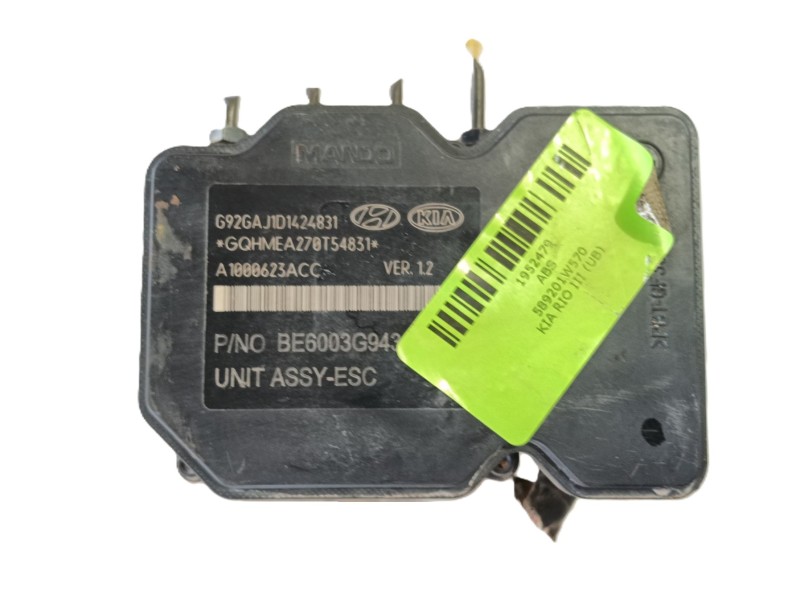 Recambio de abs para kia rio iii (ub) 1.2 cvvt referencia OEM IAM 589201W570  