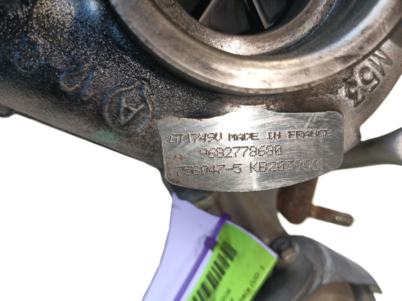 Recambio de turbocompresor para citroën c4 picasso i monospace (ud_) 2.0 hdi 138 referencia OEM IAM 0375K8 / 0375K9  