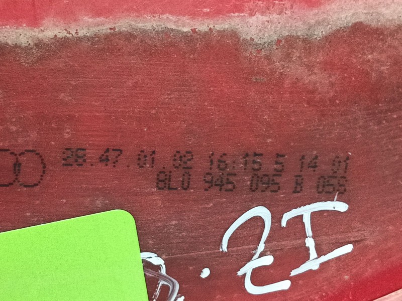 Recambio de piloto trasero izquierdo para audi a3 (8l1) 1.9 tdi referencia OEM IAM   