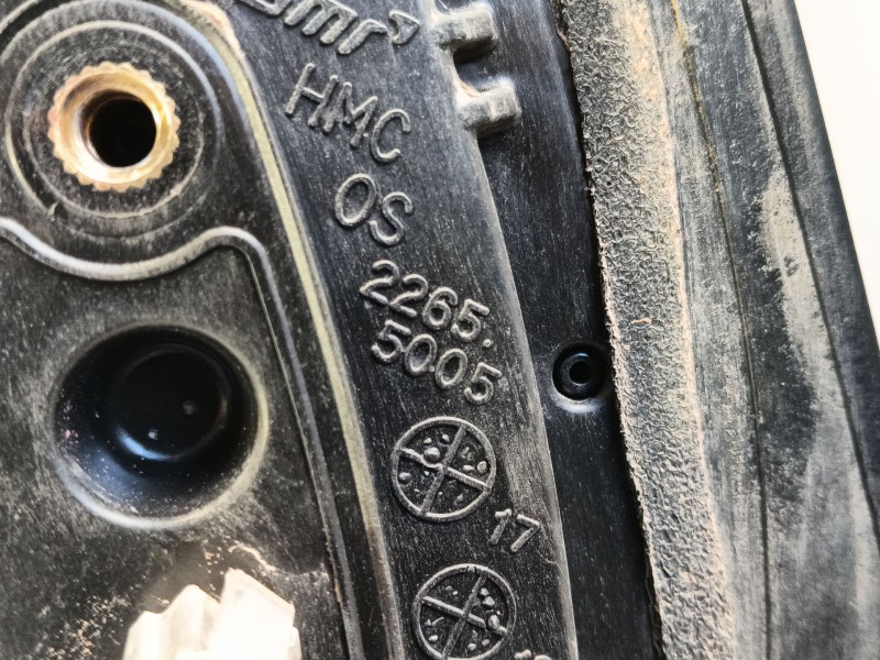 Recambio de retrovisor izquierdo para hyundai kona (os, ose, osi) 1.0 t-gdi referencia OEM IAM   