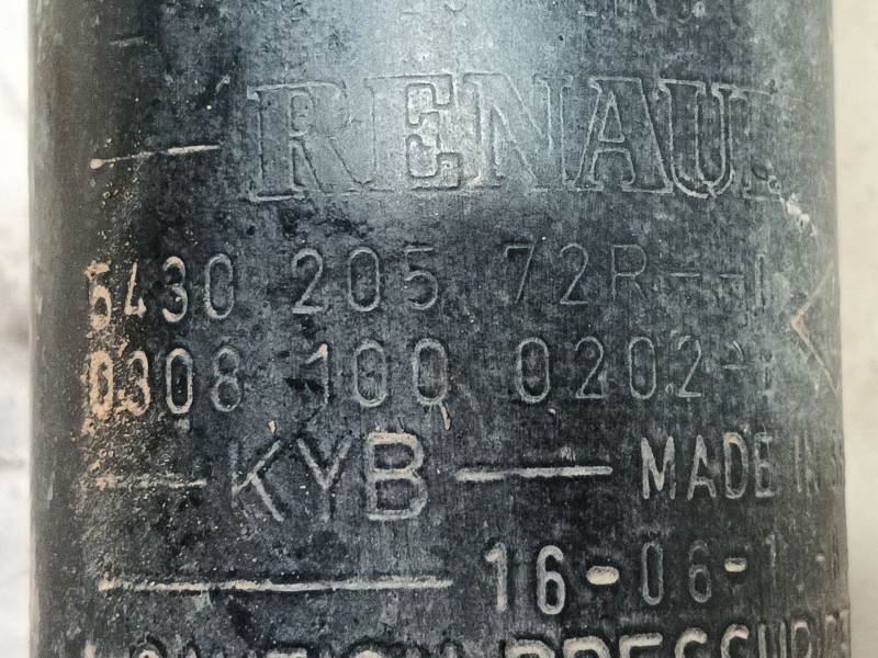 Recambio de amortiguador delantero derecho para renault kangoo / grand kangoo ii (kw0/1_) 1.5 dci 110 (kw0c, kw0h) referencia OE