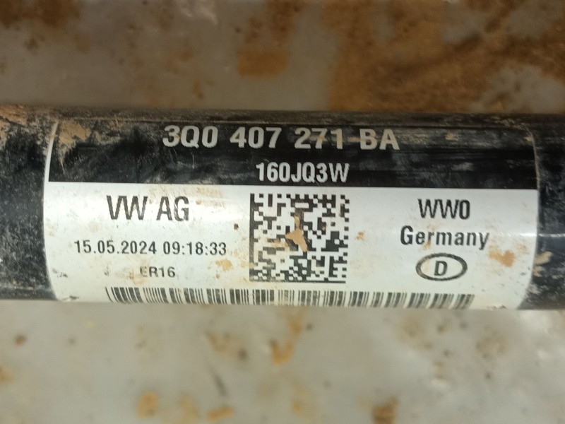 Recambio de transmision delantera izquierda para cupra formentor (km7, kmp) 1.5 tsi referencia OEM IAM   