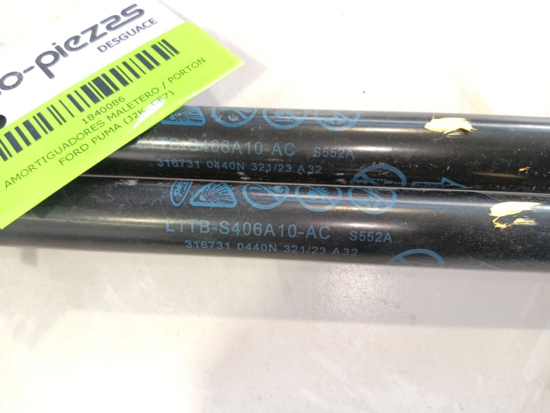 Recambio de amortiguadores maletero / porton para ford puma (j2k, cf7) 1.0 ecoboost referencia OEM IAM   