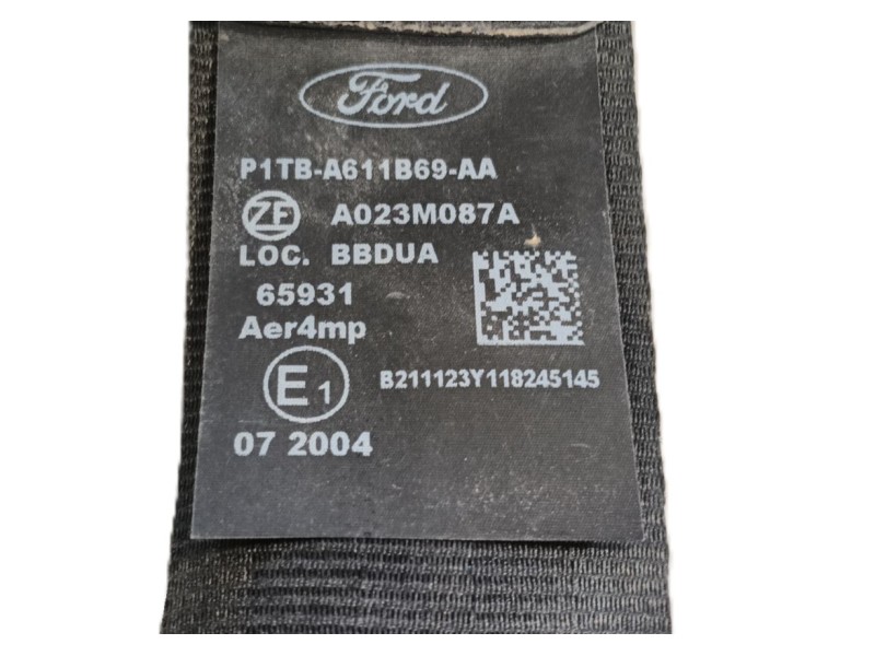Recambio de cinturon seguridad trasero izquierdo para ford puma (j2k, cf7) 1.0 ecoboost referencia OEM IAM   